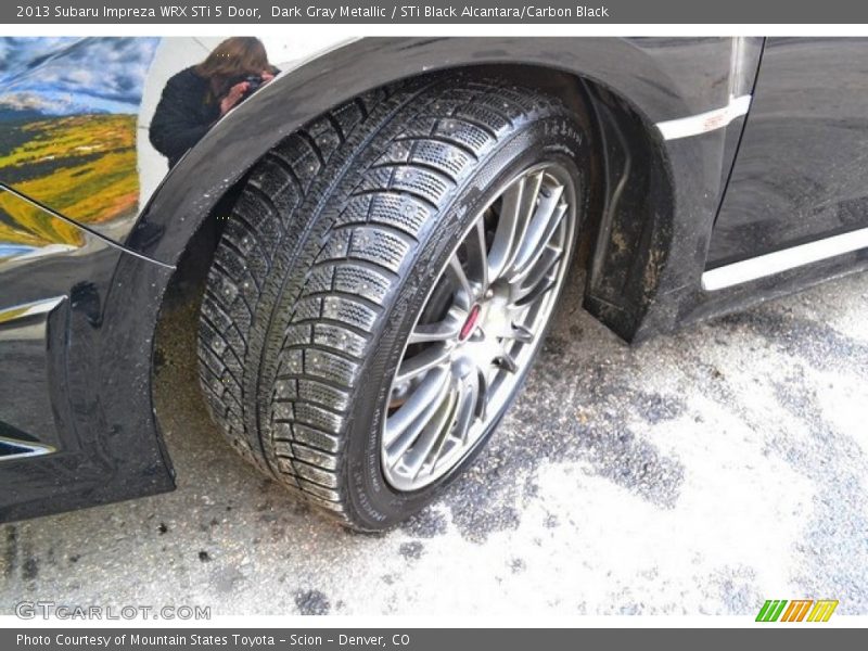 Dark Gray Metallic / STi Black Alcantara/Carbon Black 2013 Subaru Impreza WRX STi 5 Door
