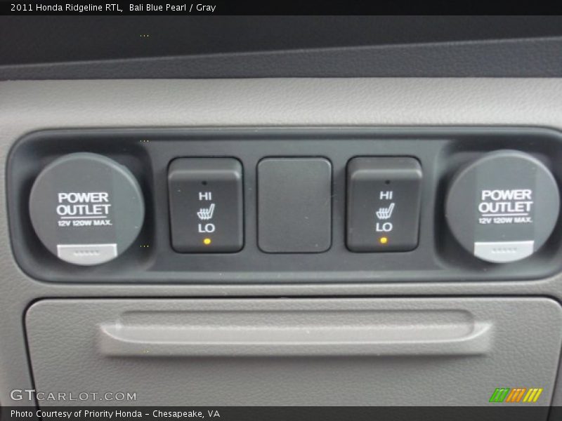 Bali Blue Pearl / Gray 2011 Honda Ridgeline RTL