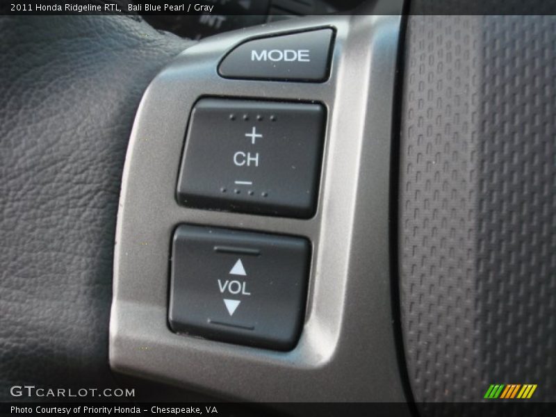 Bali Blue Pearl / Gray 2011 Honda Ridgeline RTL