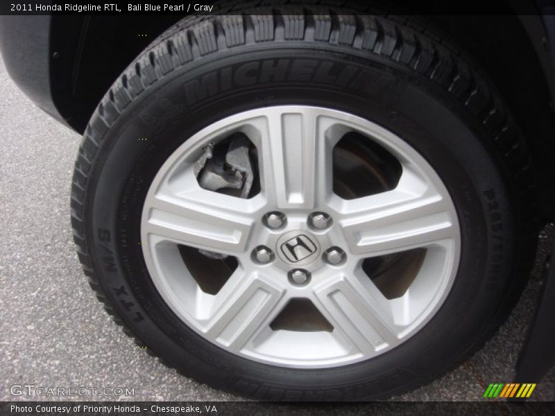 Bali Blue Pearl / Gray 2011 Honda Ridgeline RTL