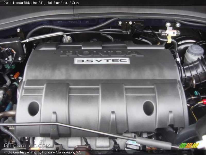 Bali Blue Pearl / Gray 2011 Honda Ridgeline RTL