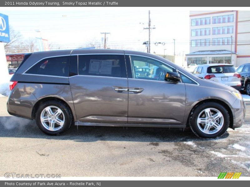 Smoky Topaz Metallic / Truffle 2011 Honda Odyssey Touring