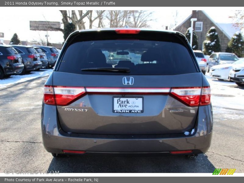 Smoky Topaz Metallic / Truffle 2011 Honda Odyssey Touring