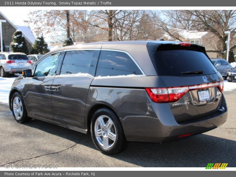 Smoky Topaz Metallic / Truffle 2011 Honda Odyssey Touring