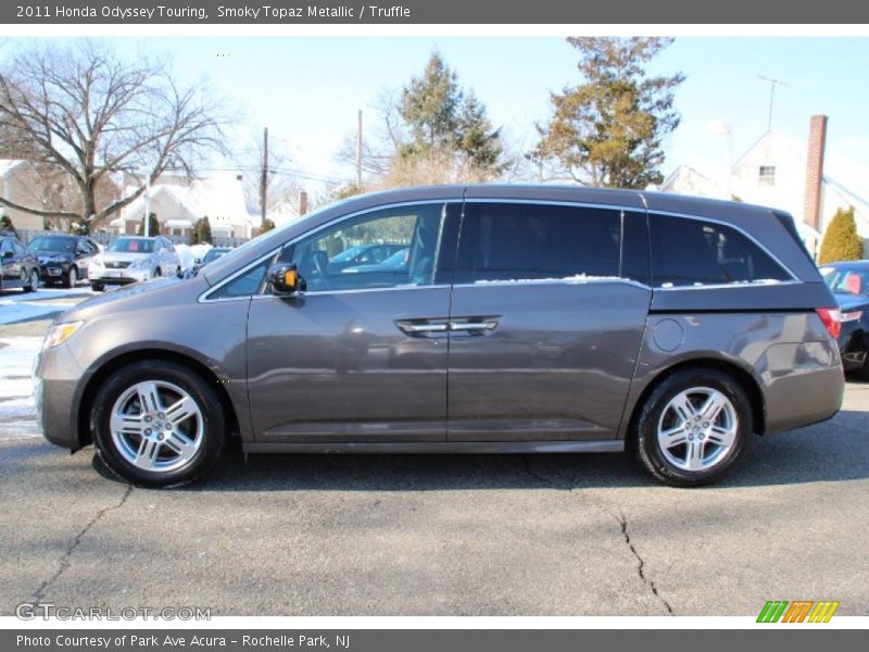 Smoky Topaz Metallic / Truffle 2011 Honda Odyssey Touring