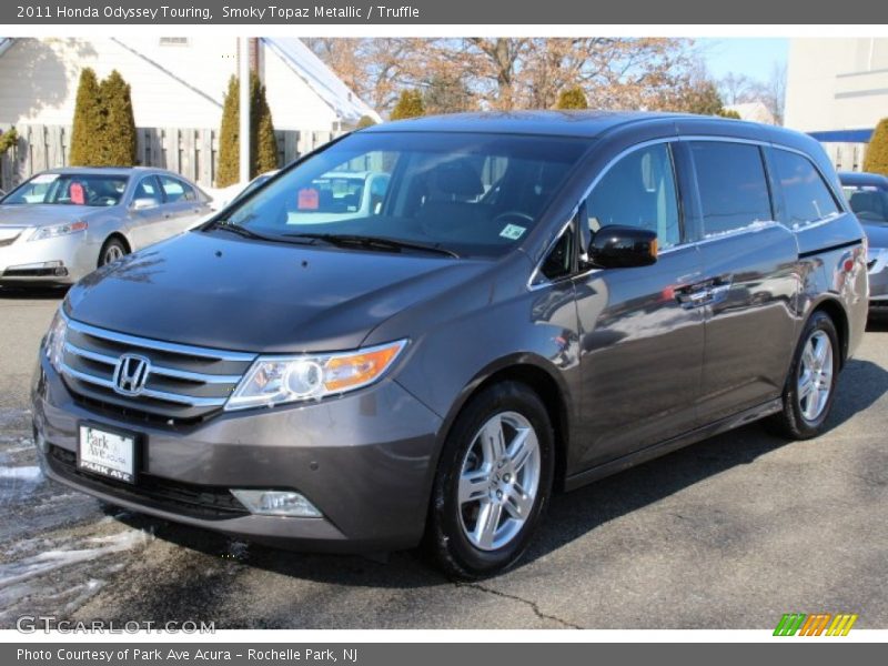 Smoky Topaz Metallic / Truffle 2011 Honda Odyssey Touring