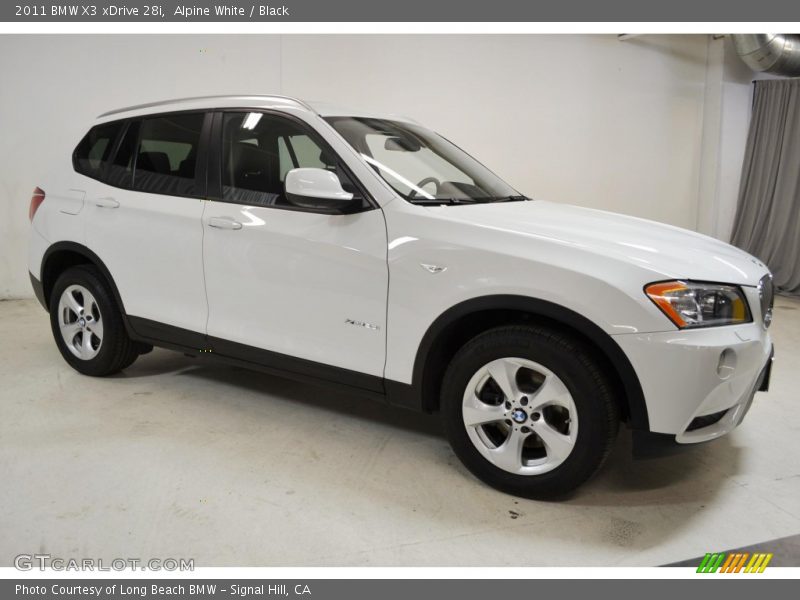 Alpine White / Black 2011 BMW X3 xDrive 28i