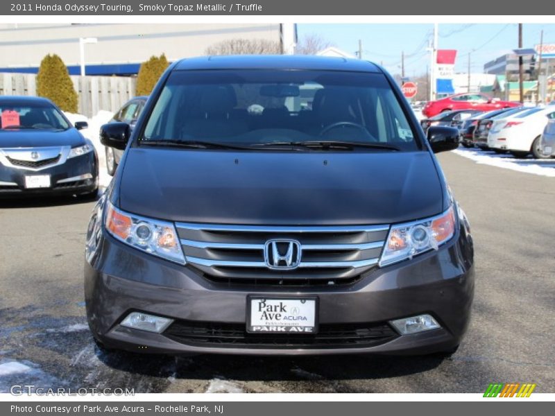 Smoky Topaz Metallic / Truffle 2011 Honda Odyssey Touring