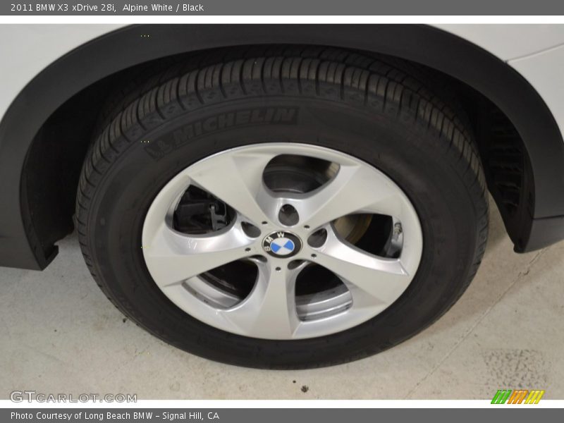 Alpine White / Black 2011 BMW X3 xDrive 28i