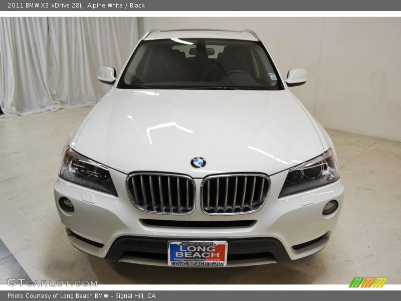 Alpine White / Black 2011 BMW X3 xDrive 28i