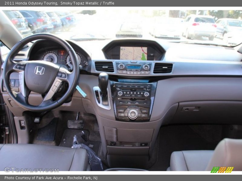 Smoky Topaz Metallic / Truffle 2011 Honda Odyssey Touring