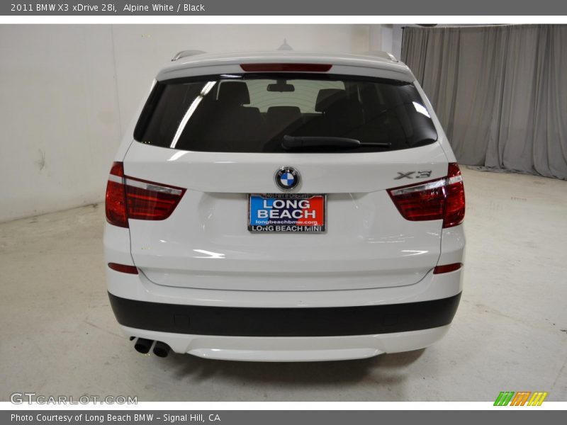 Alpine White / Black 2011 BMW X3 xDrive 28i
