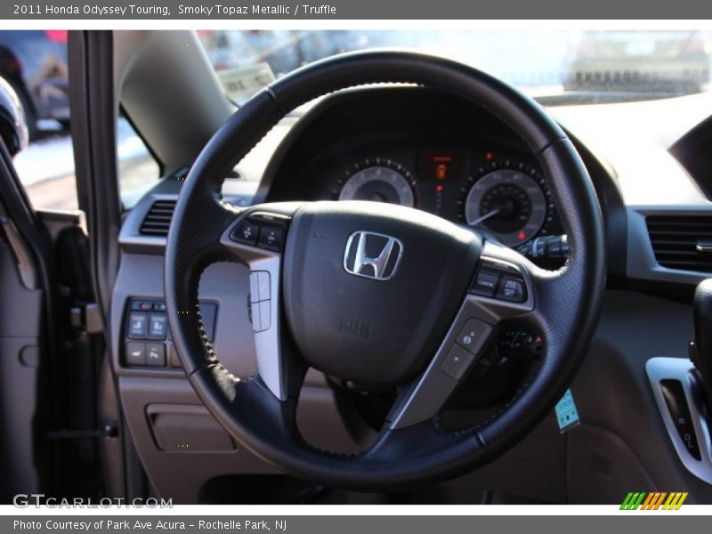 Smoky Topaz Metallic / Truffle 2011 Honda Odyssey Touring