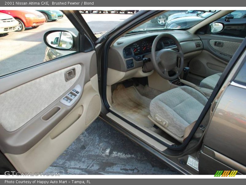 Brushed Pewter / Blond 2001 Nissan Altima GXE