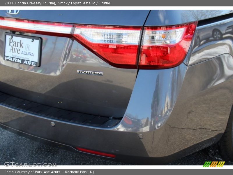 Smoky Topaz Metallic / Truffle 2011 Honda Odyssey Touring