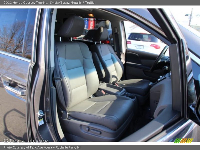 Smoky Topaz Metallic / Truffle 2011 Honda Odyssey Touring