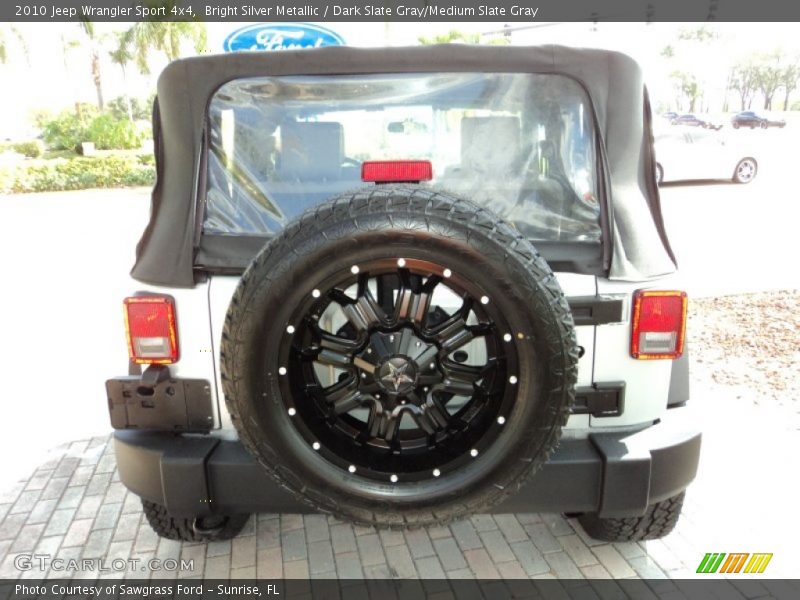 Bright Silver Metallic / Dark Slate Gray/Medium Slate Gray 2010 Jeep Wrangler Sport 4x4
