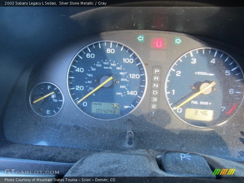 Silver Stone Metallic / Gray 2003 Subaru Legacy L Sedan