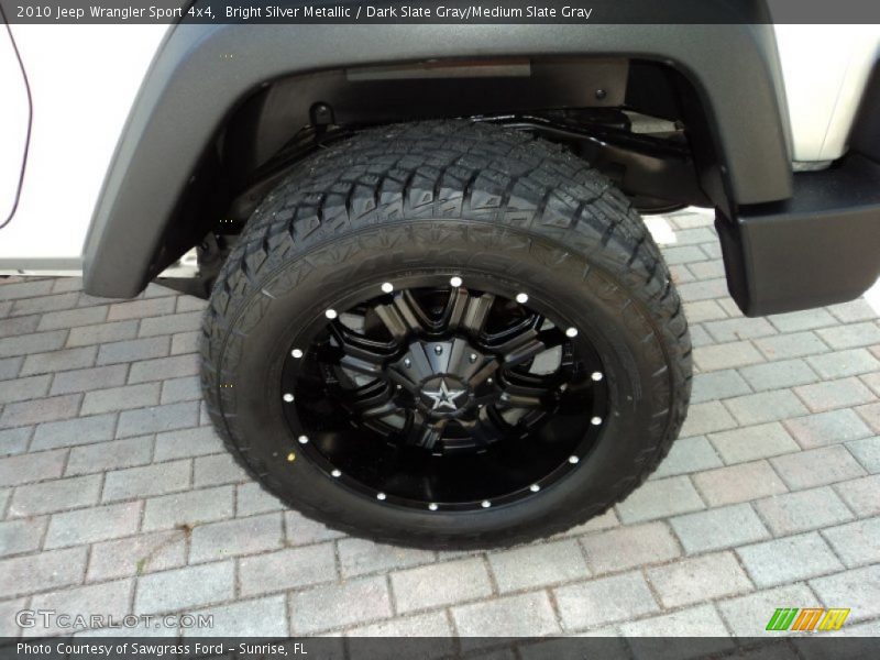 Bright Silver Metallic / Dark Slate Gray/Medium Slate Gray 2010 Jeep Wrangler Sport 4x4