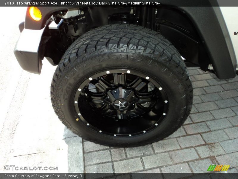 Bright Silver Metallic / Dark Slate Gray/Medium Slate Gray 2010 Jeep Wrangler Sport 4x4