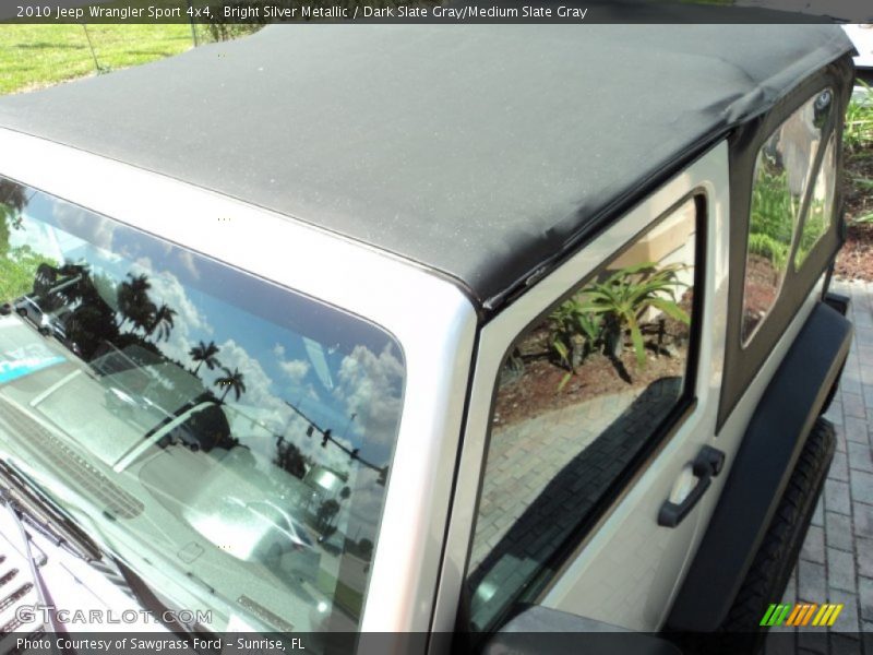 Bright Silver Metallic / Dark Slate Gray/Medium Slate Gray 2010 Jeep Wrangler Sport 4x4