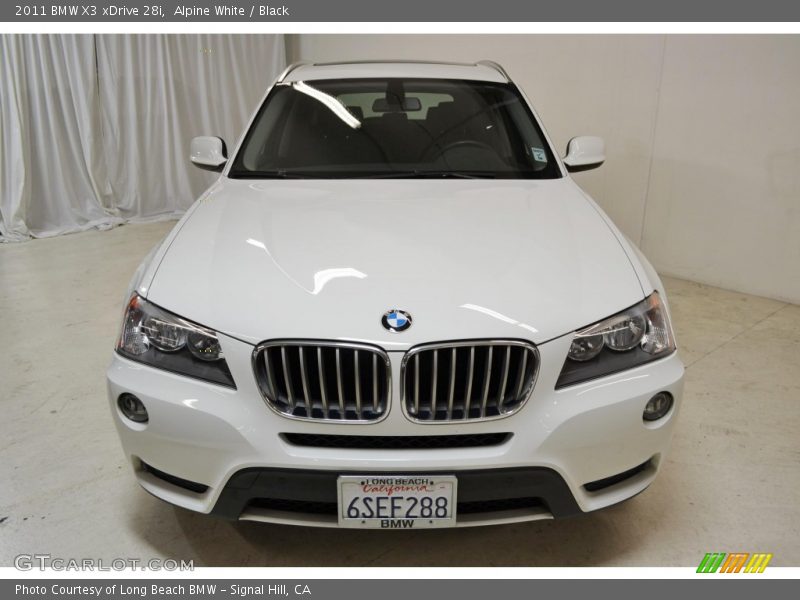 Alpine White / Black 2011 BMW X3 xDrive 28i