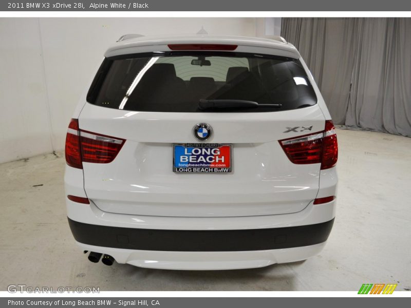 Alpine White / Black 2011 BMW X3 xDrive 28i
