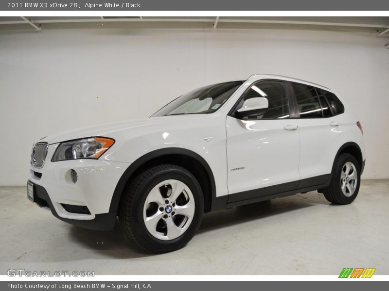 Alpine White / Black 2011 BMW X3 xDrive 28i