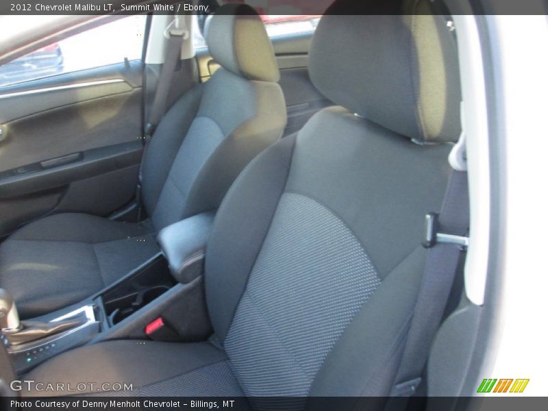 Summit White / Ebony 2012 Chevrolet Malibu LT