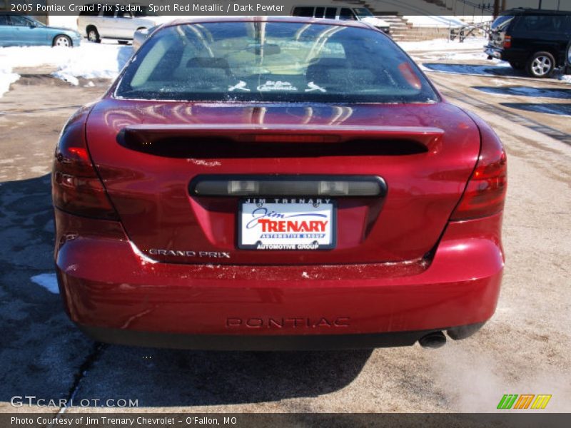 Sport Red Metallic / Dark Pewter 2005 Pontiac Grand Prix Sedan