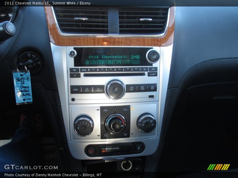 Summit White / Ebony 2012 Chevrolet Malibu LT