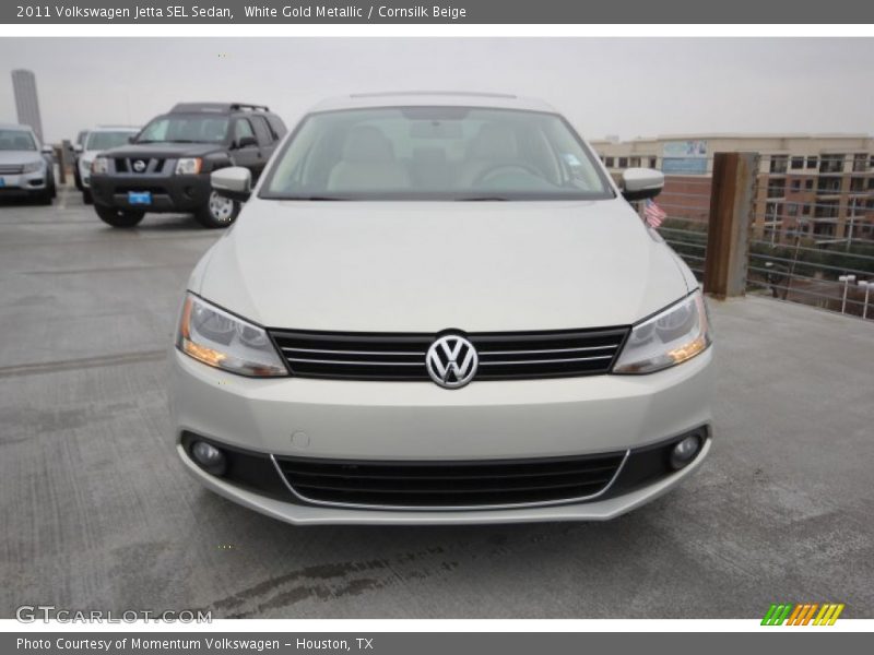 White Gold Metallic / Cornsilk Beige 2011 Volkswagen Jetta SEL Sedan