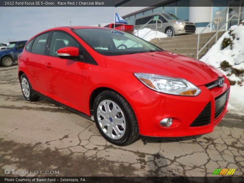 Race Red / Charcoal Black 2012 Ford Focus SE 5-Door