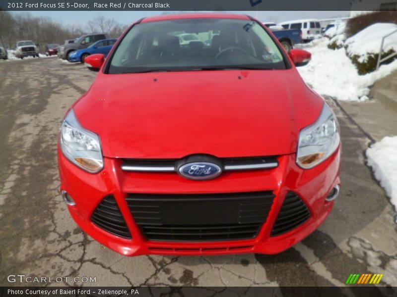 Race Red / Charcoal Black 2012 Ford Focus SE 5-Door
