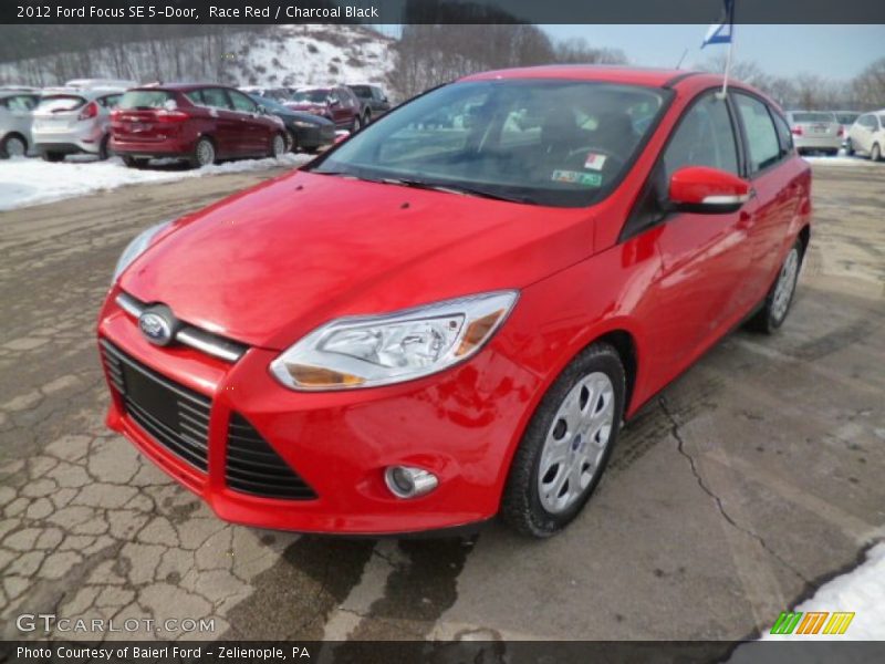 Race Red / Charcoal Black 2012 Ford Focus SE 5-Door