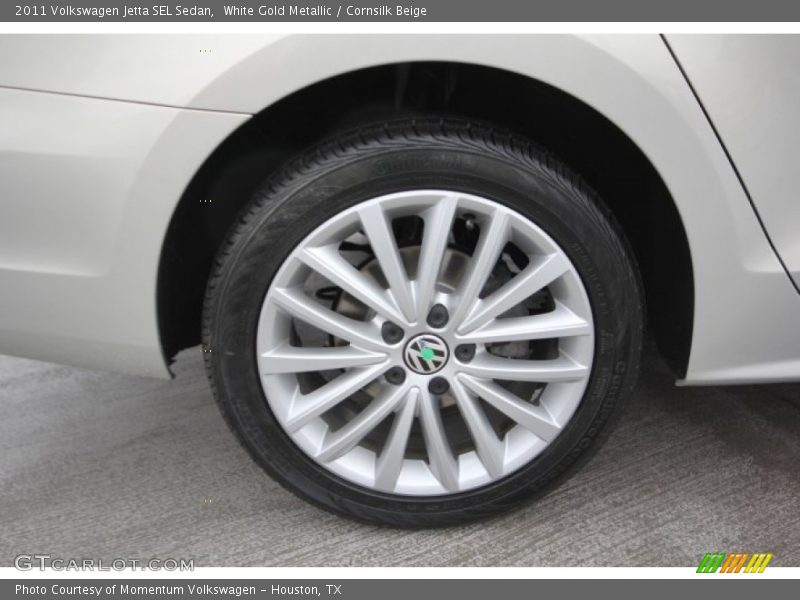 White Gold Metallic / Cornsilk Beige 2011 Volkswagen Jetta SEL Sedan