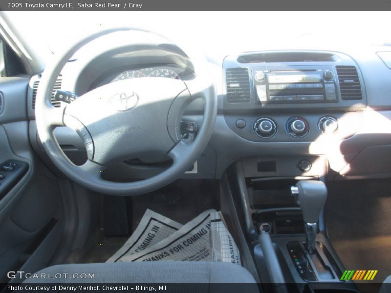 Salsa Red Pearl / Gray 2005 Toyota Camry LE