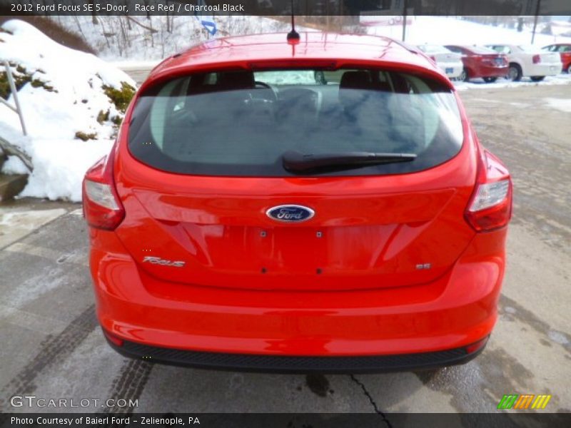 Race Red / Charcoal Black 2012 Ford Focus SE 5-Door