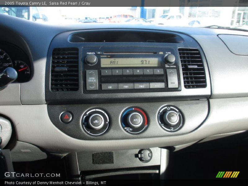 Salsa Red Pearl / Gray 2005 Toyota Camry LE