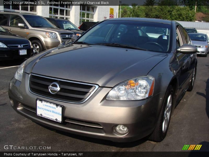 Polished Pewter Metallic / Charcoal Black 2002 Nissan Altima 2.5 SL