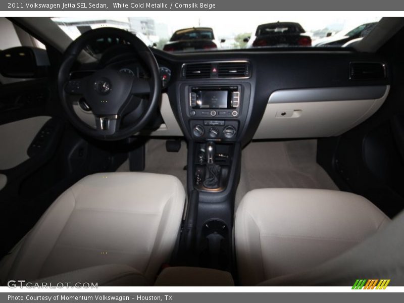 White Gold Metallic / Cornsilk Beige 2011 Volkswagen Jetta SEL Sedan