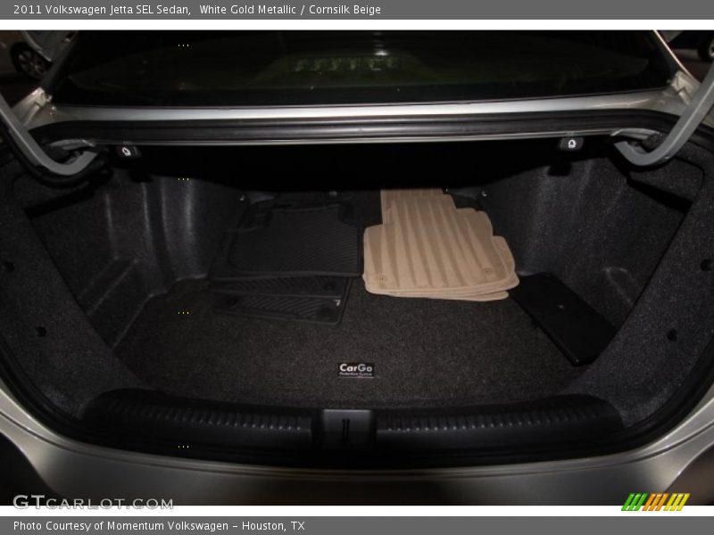 White Gold Metallic / Cornsilk Beige 2011 Volkswagen Jetta SEL Sedan