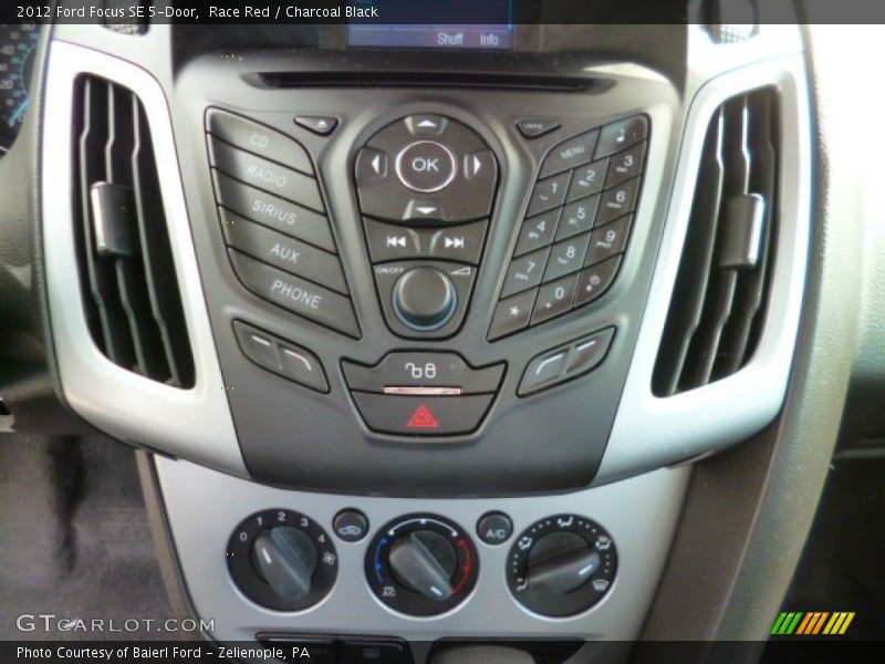 Race Red / Charcoal Black 2012 Ford Focus SE 5-Door