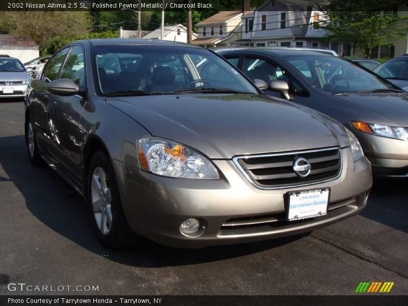 Polished Pewter Metallic / Charcoal Black 2002 Nissan Altima 2.5 SL