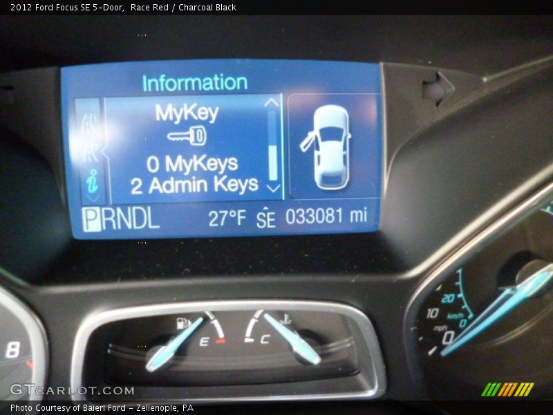 Race Red / Charcoal Black 2012 Ford Focus SE 5-Door