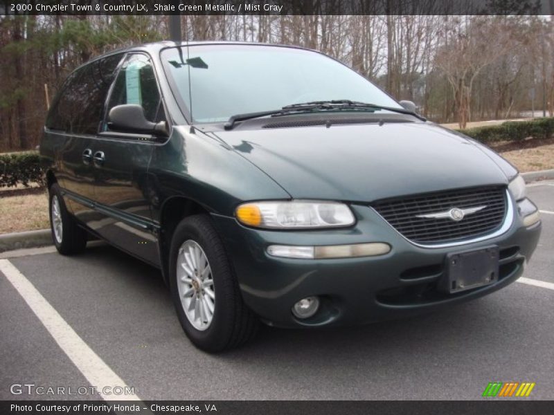 Shale Green Metallic / Mist Gray 2000 Chrysler Town & Country LX