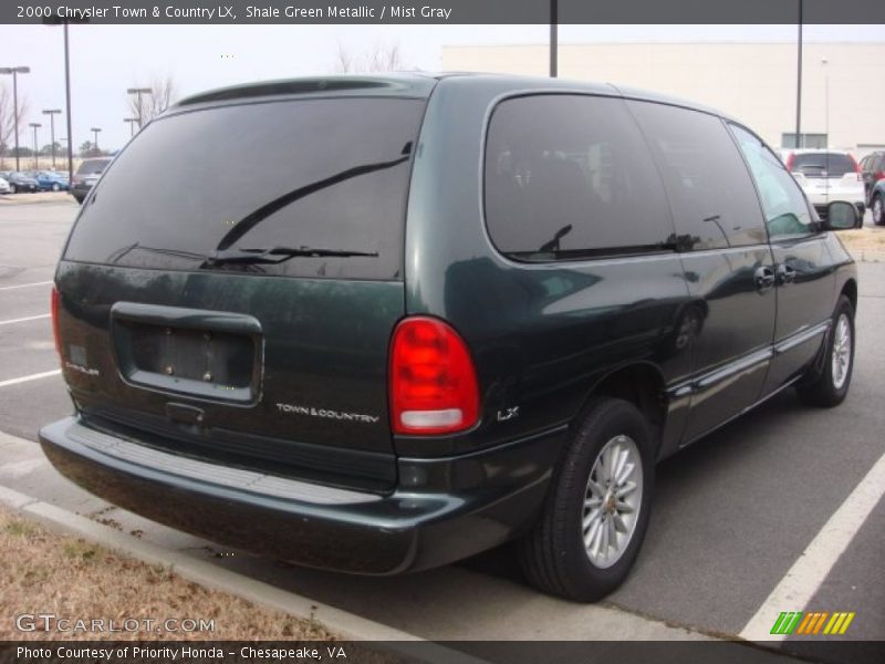 Shale Green Metallic / Mist Gray 2000 Chrysler Town & Country LX