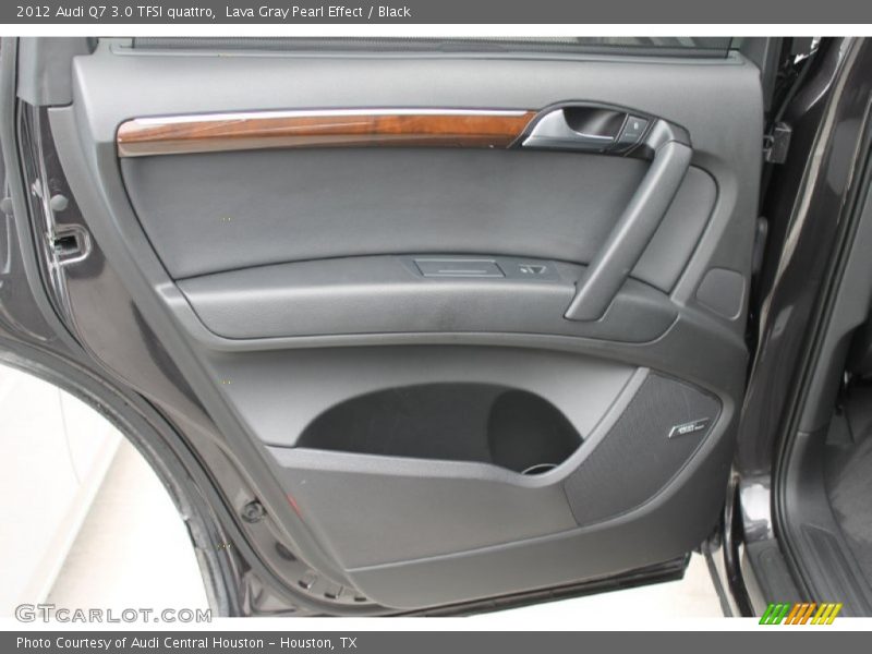Lava Gray Pearl Effect / Black 2012 Audi Q7 3.0 TFSI quattro