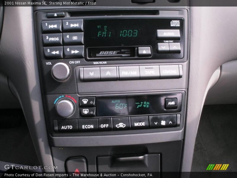 Sterling Mist Metallic / Frost 2001 Nissan Maxima SE