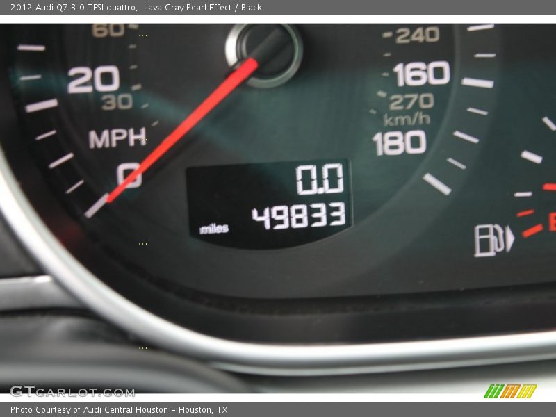 Lava Gray Pearl Effect / Black 2012 Audi Q7 3.0 TFSI quattro